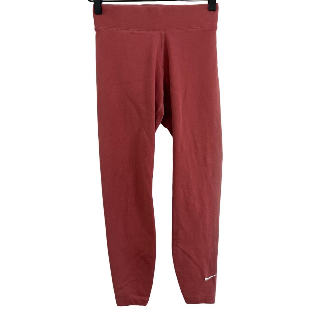 Nike Leggings Clay Pink Mid Rise Size XS